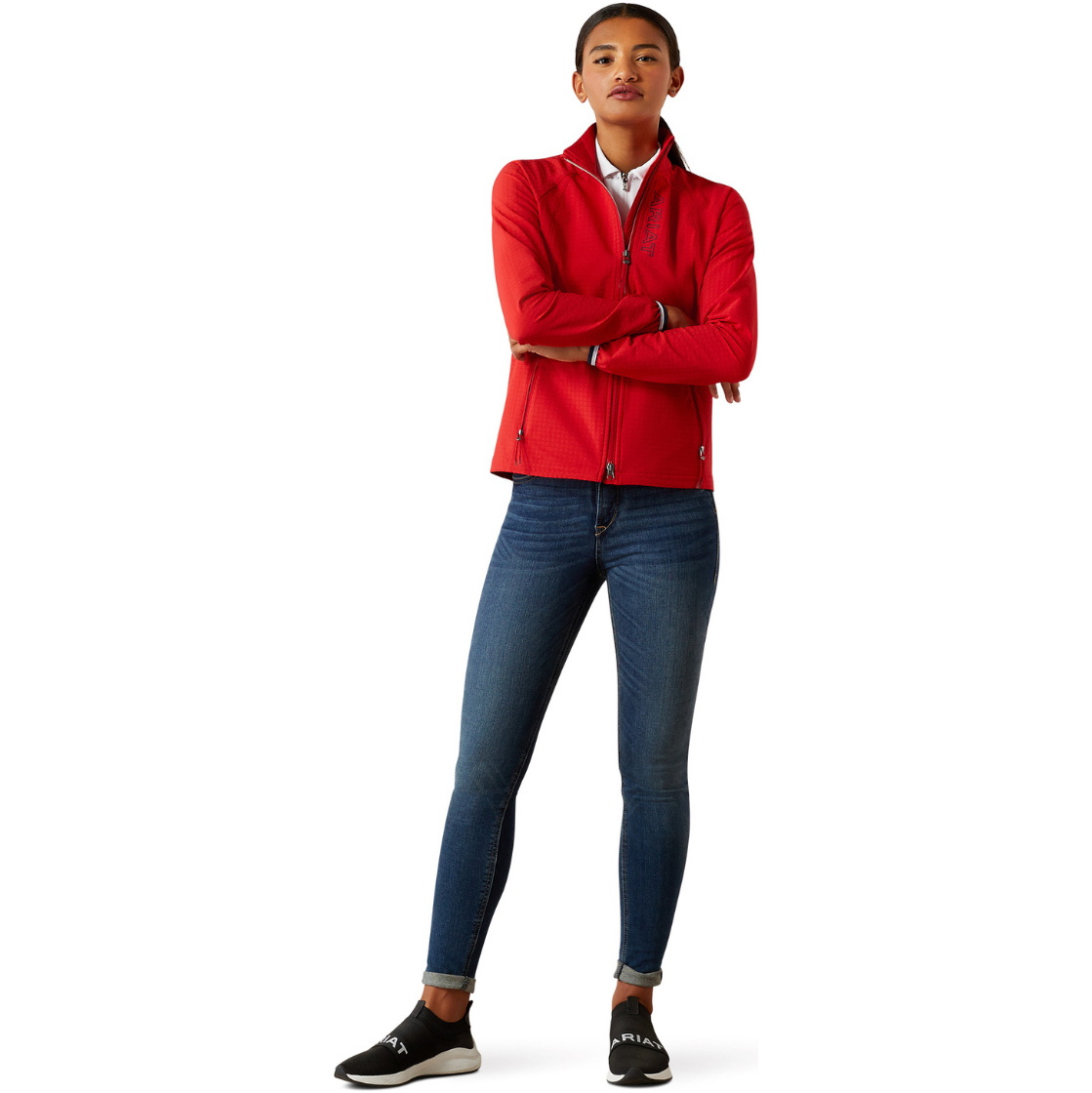 2025 Ariat Damen Versa Team Jacke 10058590 - Weg Redt